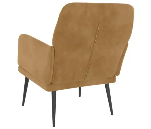 Atpūtas Krēsls, Brūns, 62X79X79 Cm, Samts Vidaxl