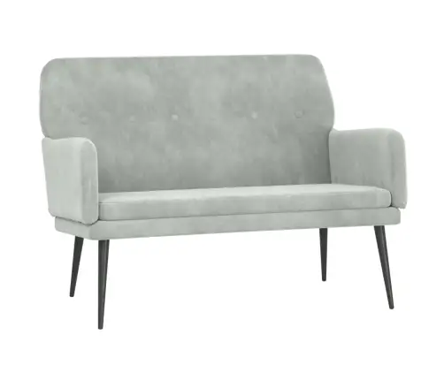 Sols, Gaiši Pelēks, 108X79X79 Cm, Samts Vidaxl