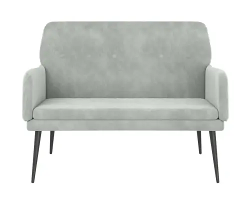 Sols, Gaiši Pelēks, 108X79X79 Cm, Samts Vidaxl