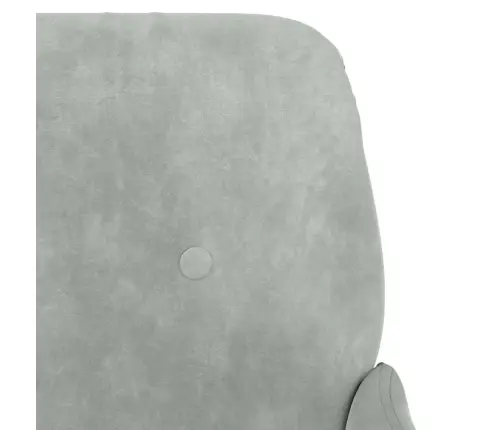 Sols, Gaiši Pelēks, 108X79X79 Cm, Samts Vidaxl