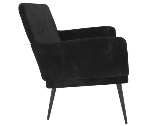 Sols, 108X79X79 Cm, Melns Samts Vidaxl