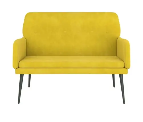 Sols, 108X79X79 Cm, Dzeltens Samts Vidaxl