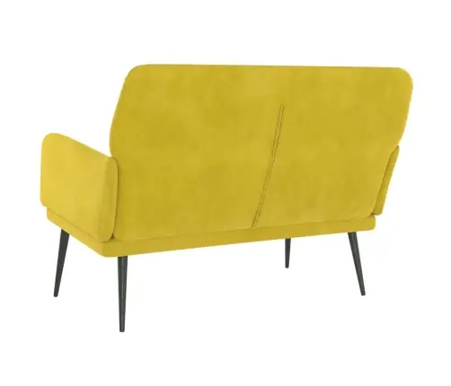 Sols, 108X79X79 Cm, Dzeltens Samts Vidaxl