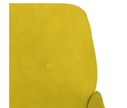 Sols, 108X79X79 Cm, Dzeltens Samts Vidaxl