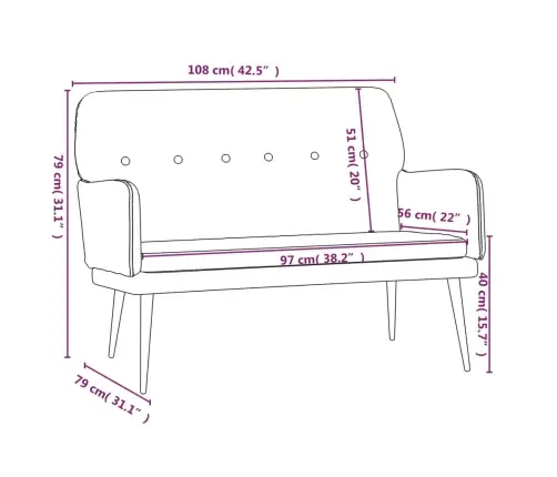 Sols, 108X79X79 Cm, Dzeltens Samts Vidaxl