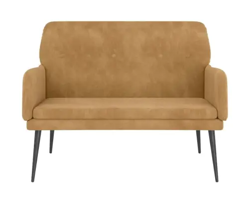 Sols, 108X79X79 Cm, Brūns Samts Vidaxl