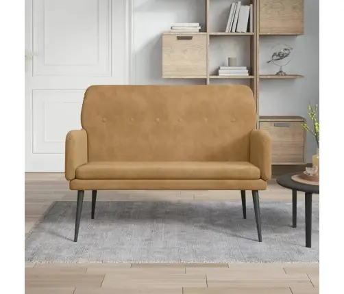 Sols, 108X79X79 Cm, Brūns Samts Vidaxl