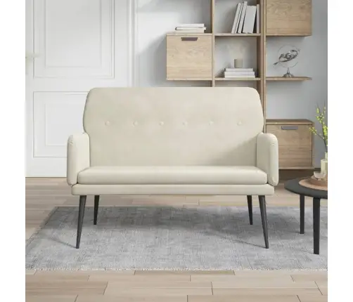 Sols, 108X79X79 Cm, Krēmkrāsas Samts Vidaxl