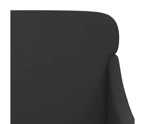 Krėslas, Juodos Spalvos, 63X76X80cm Dirbtinė Oda