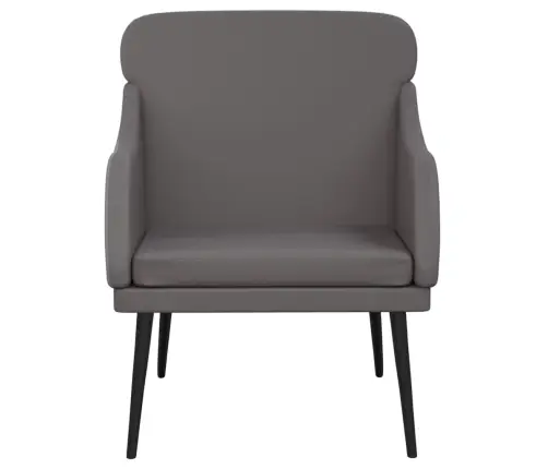 Atpūtas Krēsls, Pelēks, 63X76X80 Cm, Mākslīgā Āda Vidaxl