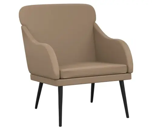 Atpūtas Krēsls, Kapučīno, 63X76X80 Cm, Mākslīgā Āda Vidaxl