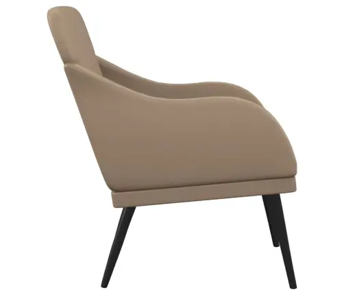 Atpūtas Krēsls, Kapučīno, 63X76X80 Cm, Mākslīgā Āda Vidaxl