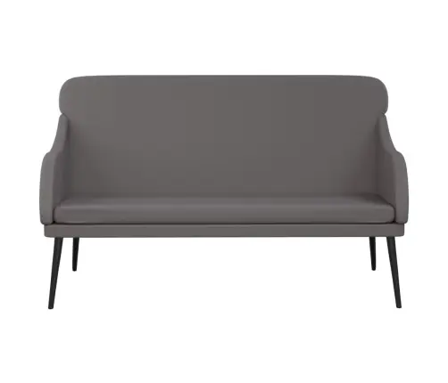 Suoliukas, Pilkos Spalvos, 110X76X80cm Dirbtinė Oda