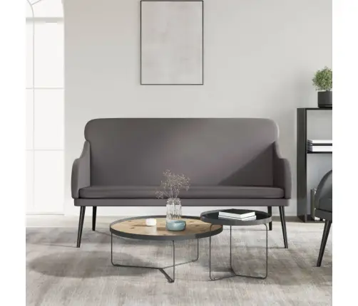 Suoliukas, Pilkos Spalvos, 110X76X80cm Dirbtinė Oda