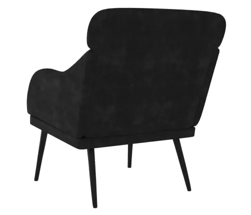 Atpūtas Krēsls, Melns, 63X76X80 Cm, Samts Vidaxl