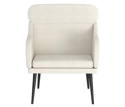 Tugitool, Kreemjas, 63 X 76 X 80 cm Samet