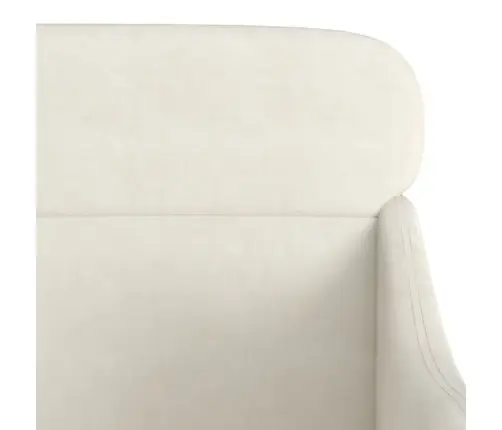 Tugitool, Kreemjas, 63 X 76 X 80 cm Samet