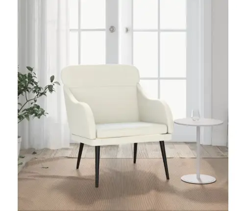 Tugitool, Kreemjas, 63 X 76 X 80 cm Samet