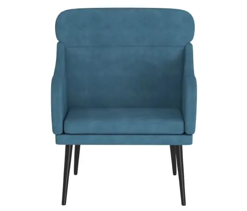 Tugitool, Sinine, 63 X 76 X 80 cm Samet