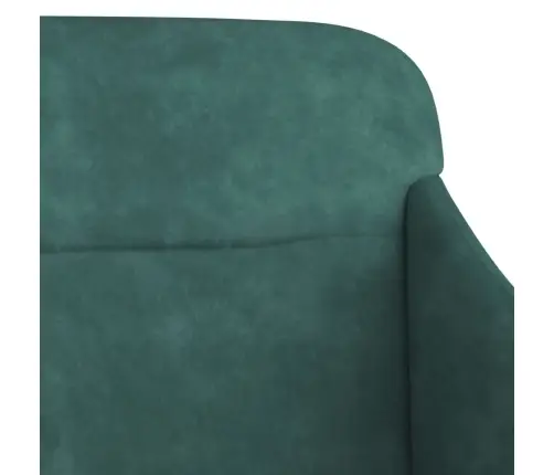 Sols, 110X76X80 Cm, Tumši Zaļš Samts Vidaxl