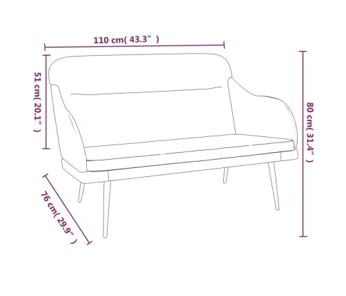 Pink, Roosa, 110 X 76 X 80 cm Samet