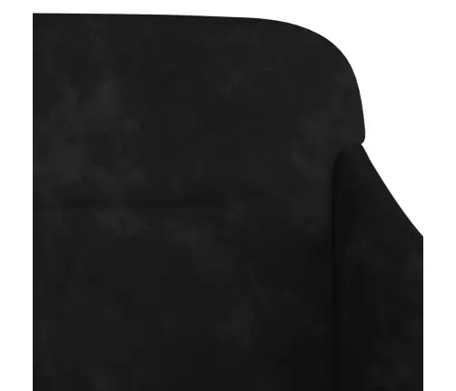 Sols, Melns, 110X76X80 Cm, Samts Vidaxl