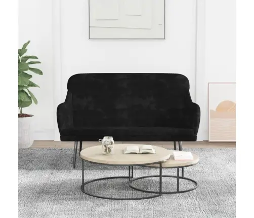 Sols, Melns, 110X76X80 Cm, Samts Vidaxl