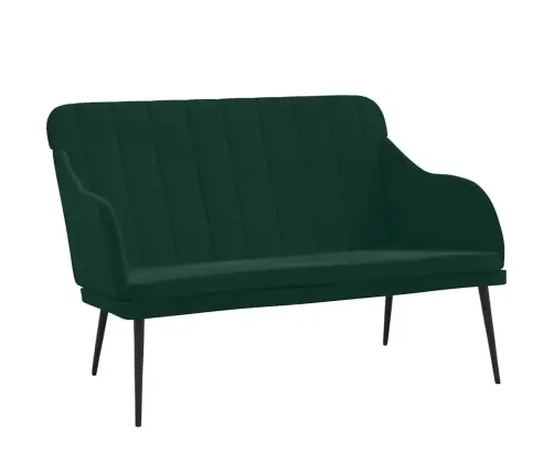 Suoliukas, Tamsiai Žalios Spalvos, 110X76X80cm Aksomas