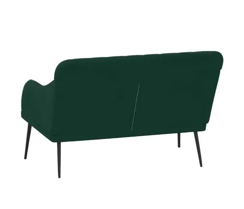 Suoliukas, Tamsiai Žalios Spalvos, 110X76X80cm Aksomas