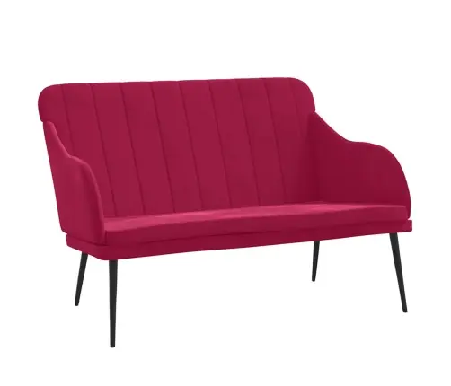 Sols, Vīnsarkana, 110X76X80 Cm, Samts Vidaxl