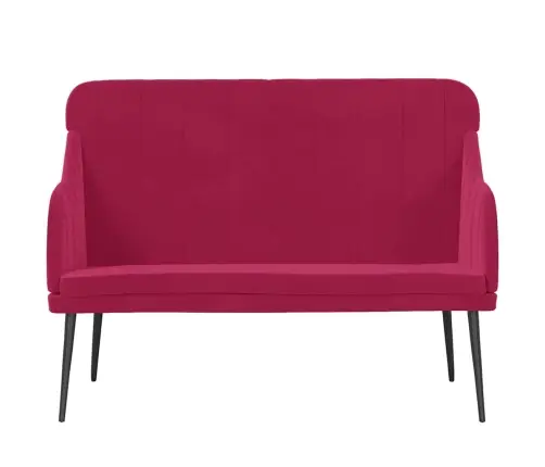 Sols, Vīnsarkana, 110X76X80 Cm, Samts Vidaxl