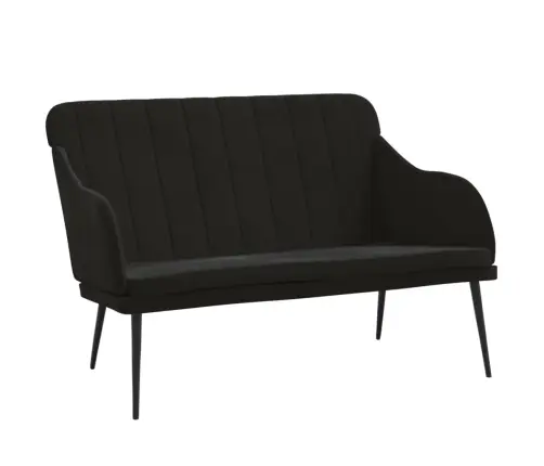 Suoliukas, Juodos Spalvos, 110X76X80cm Aksomas