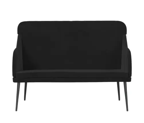 Suoliukas, Juodos Spalvos, 110X76X80cm Aksomas