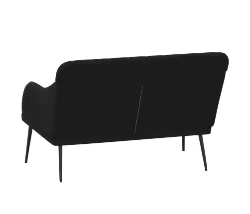 Suoliukas, Juodos Spalvos, 110X76X80cm Aksomas