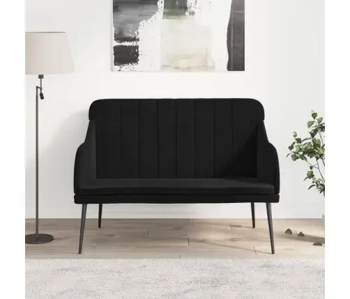 Suoliukas, Juodos Spalvos, 110X76X80cm Aksomas