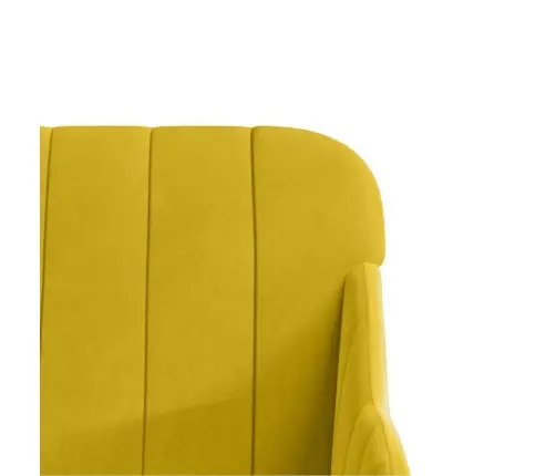 Sols, 110X76X80 Cm, Dzeltens Samts Vidaxl