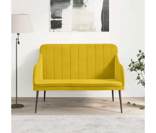 Sols, 110X76X80 Cm, Dzeltens Samts Vidaxl