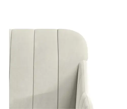 Sols, Krēmkrāsas, 110X76X80 Cm, Samts Vidaxl