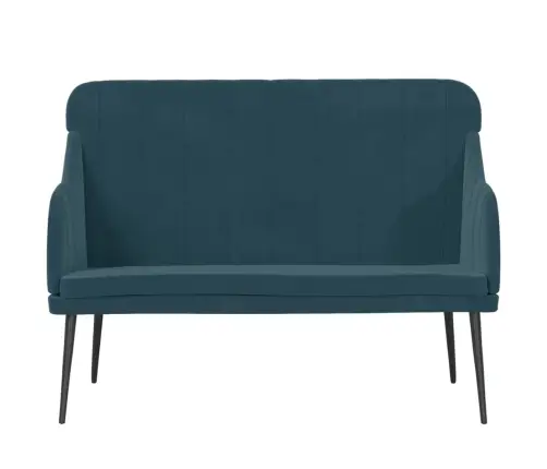 Suoliukas, Mėlynos Spalvos, 110X76X80cm Aksomas