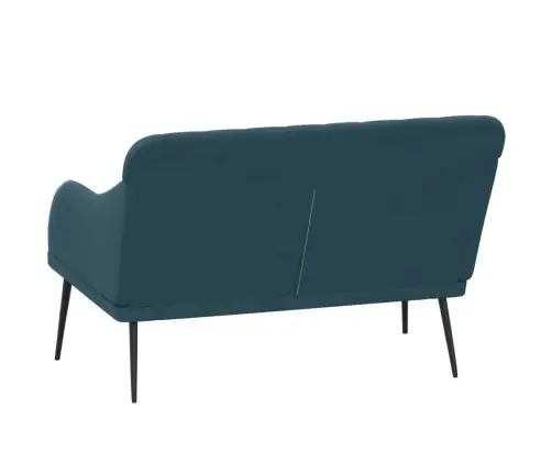 Suoliukas, Mėlynos Spalvos, 110X76X80cm Aksomas