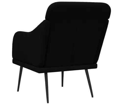 Atpūtas Krēsls, 63X76X80 Cm, Audums, Melns Vidaxl