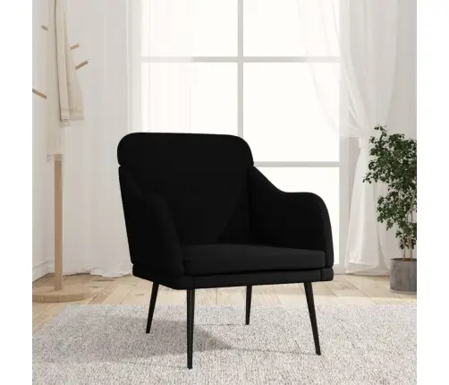 Atpūtas Krēsls, 63X76X80 Cm, Audums, Melns Vidaxl