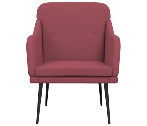 Atpūtas Krēsls, Vīnsarkans, 63X76X80 Cm, Audums Vidaxl