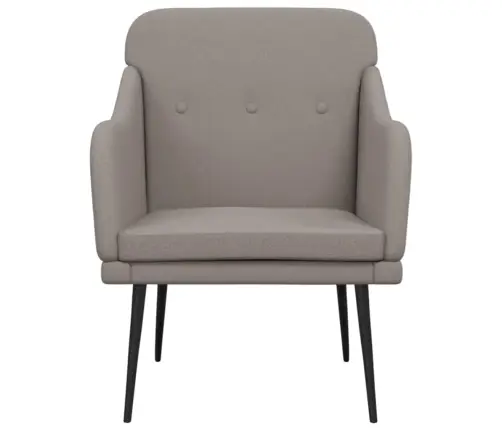 Krėslas, Taupe Spalvos, 63X76X80cm Audinys