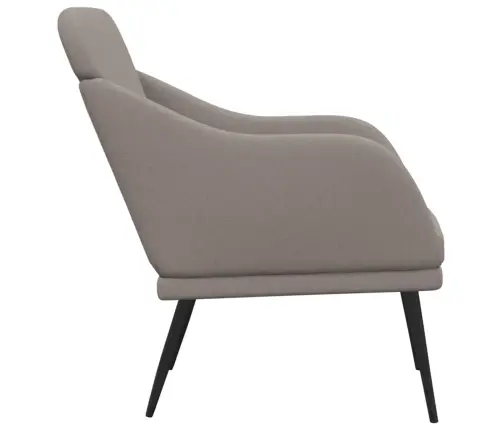 Krėslas, Taupe Spalvos, 63X76X80cm Audinys