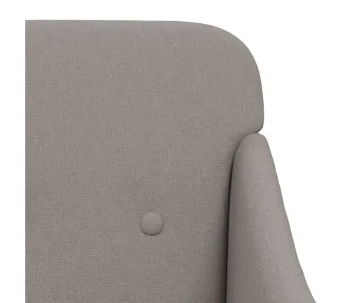 Krėslas, Taupe Spalvos, 63X76X80cm Audinys