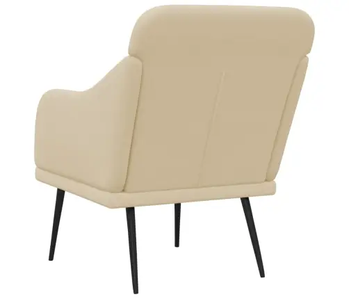 Atpūtas Krēsls, Krēmkrāsas, 63X76X80 Cm, Audums Vidaxl