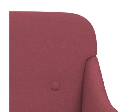 Sols, 110X76X80 Cm, Vīnsarkans Audums Vidaxl