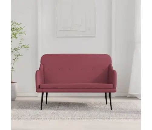 Sols, 110X76X80 Cm, Vīnsarkans Audums Vidaxl