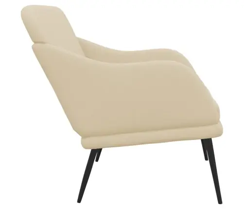 Sols, 110X76X80 Cm, Krēmkrāsas Audums Vidaxl